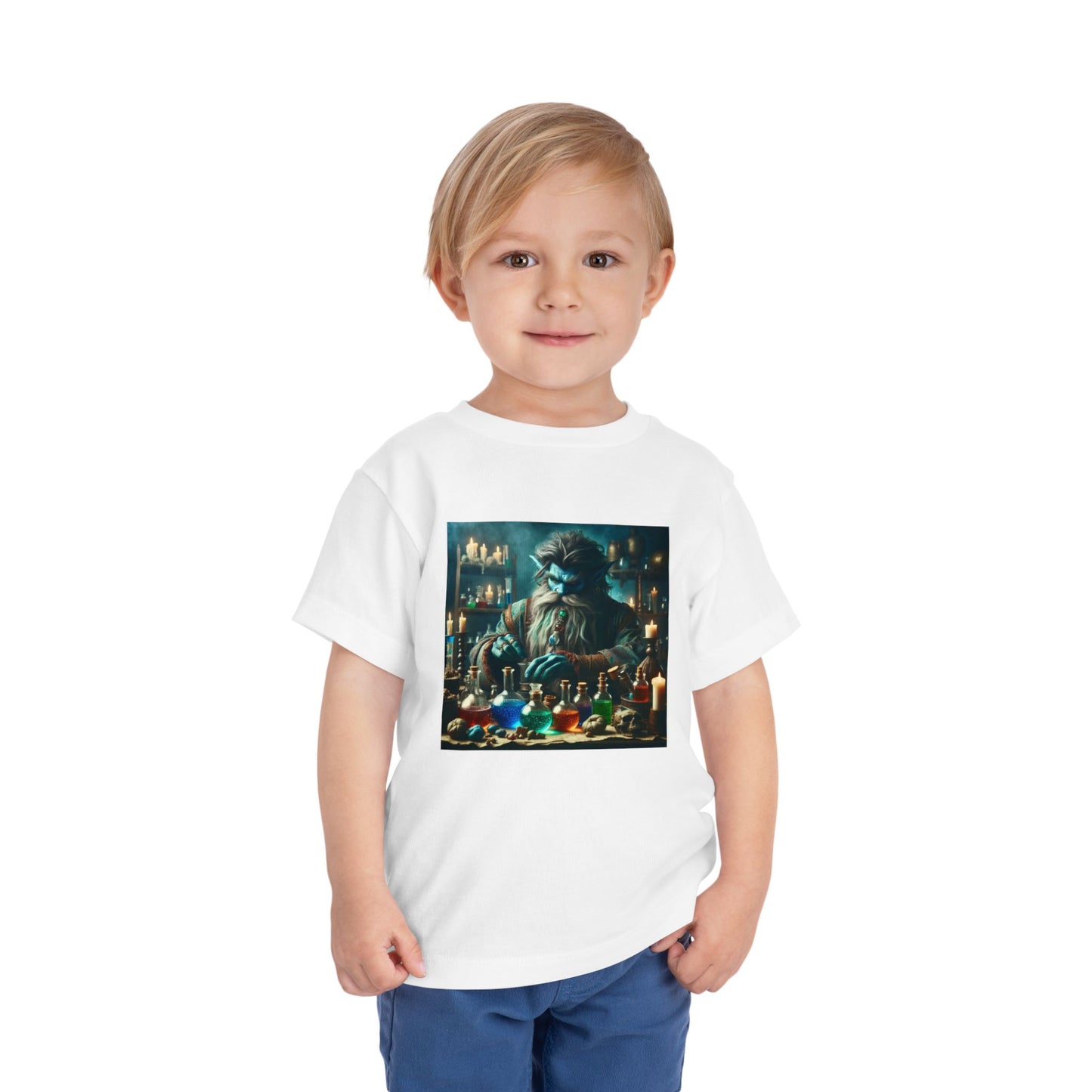 Camiseta | Camiseta Infantil | Manga Curta | Alquimia Mística | Djinn | Poções