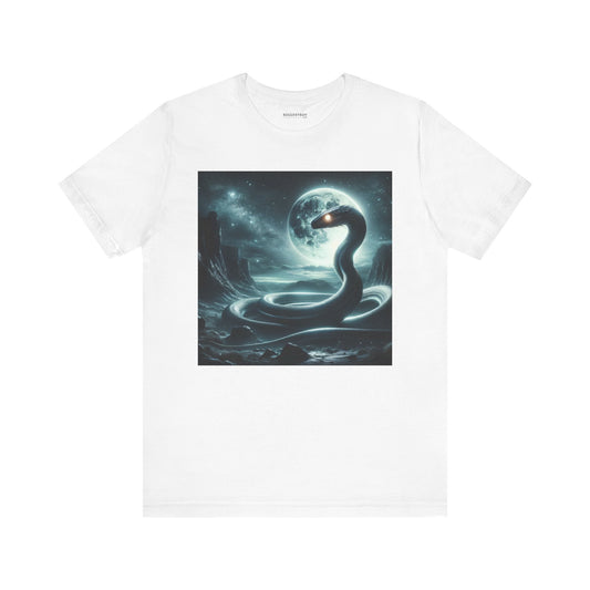 T-shirt | Unisex | Jersey T-shirt | Korte mouw | Noorse Mythologie | Jörmungandr | Zeeslang