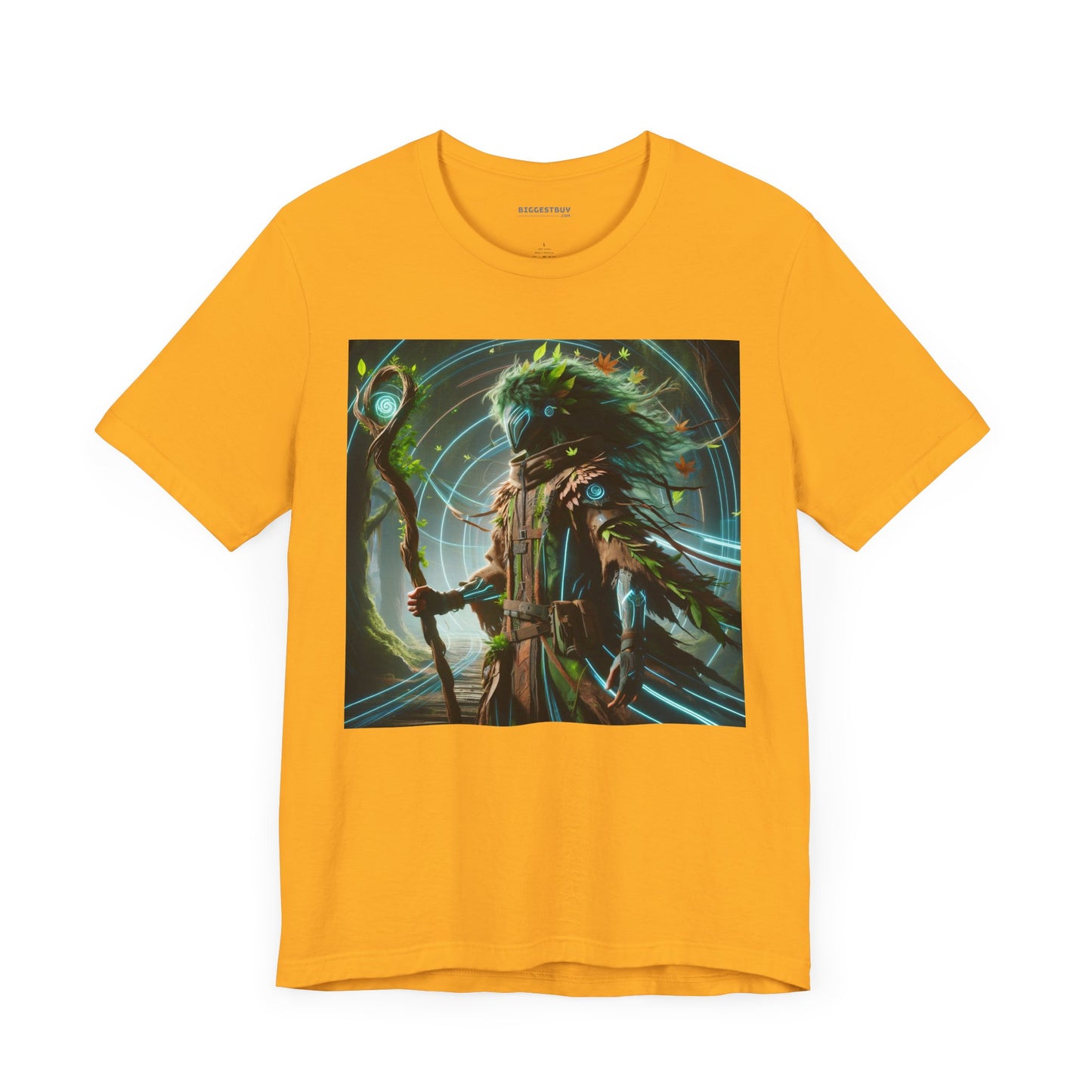 เสื้อยืด | ยูนิเซ็กส์ | เสื้อยืดเจอร์ซีย์ | แขนสั้น | ตำนานป่าพิศวง | เทพเจ้าแห่งพงไพร