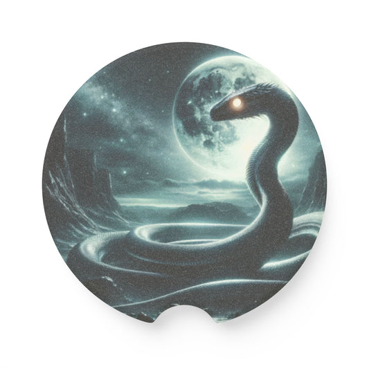 Onderzetter | Auto-onderzetter | Zeepsteen | Noorse Mythologie | Jörmungandr | Zeeslang