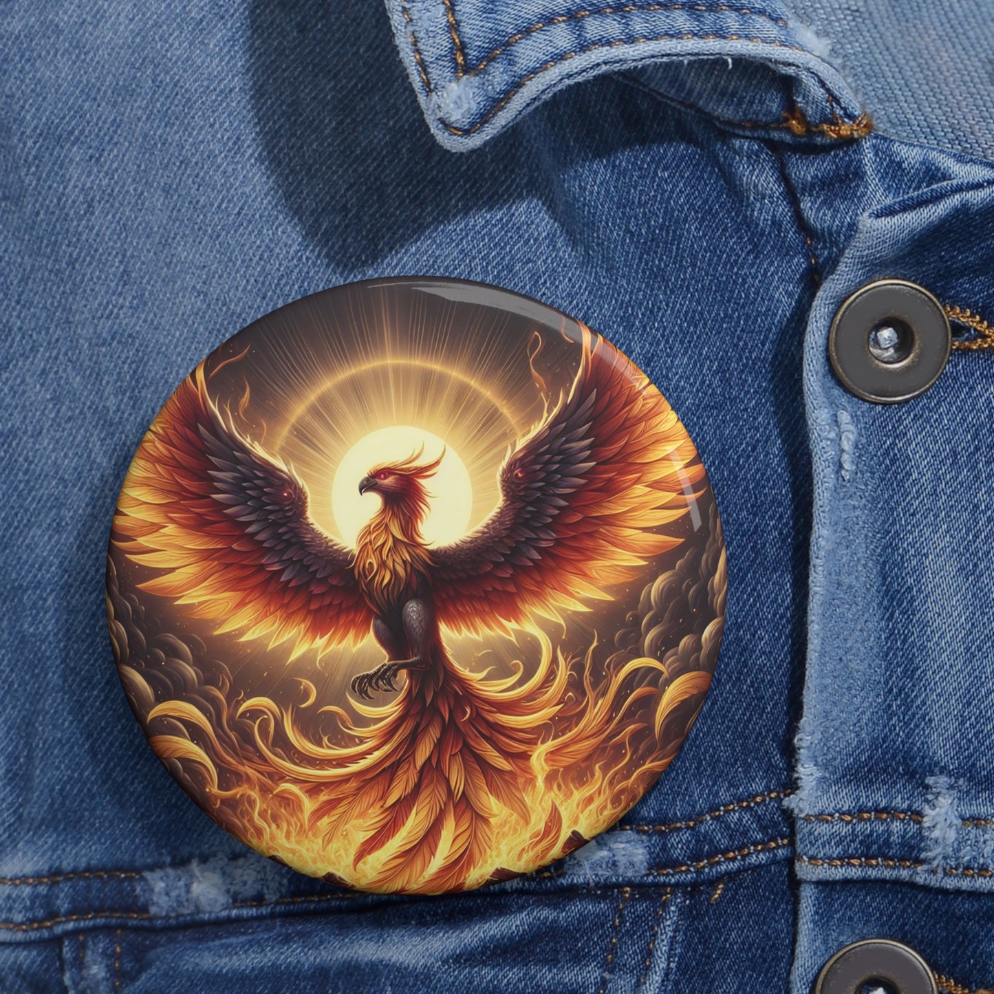 Przypinka | Przypinka agrafka | Z zapięciem na szpilkę | Mitologia Feniksa | Odrodzenie