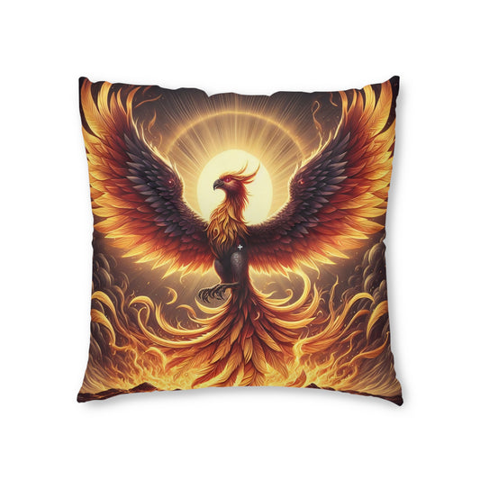 Bantal | Bantal Lantai | Berumbai | Persegi | Mitologi Phoenix | Burung Api