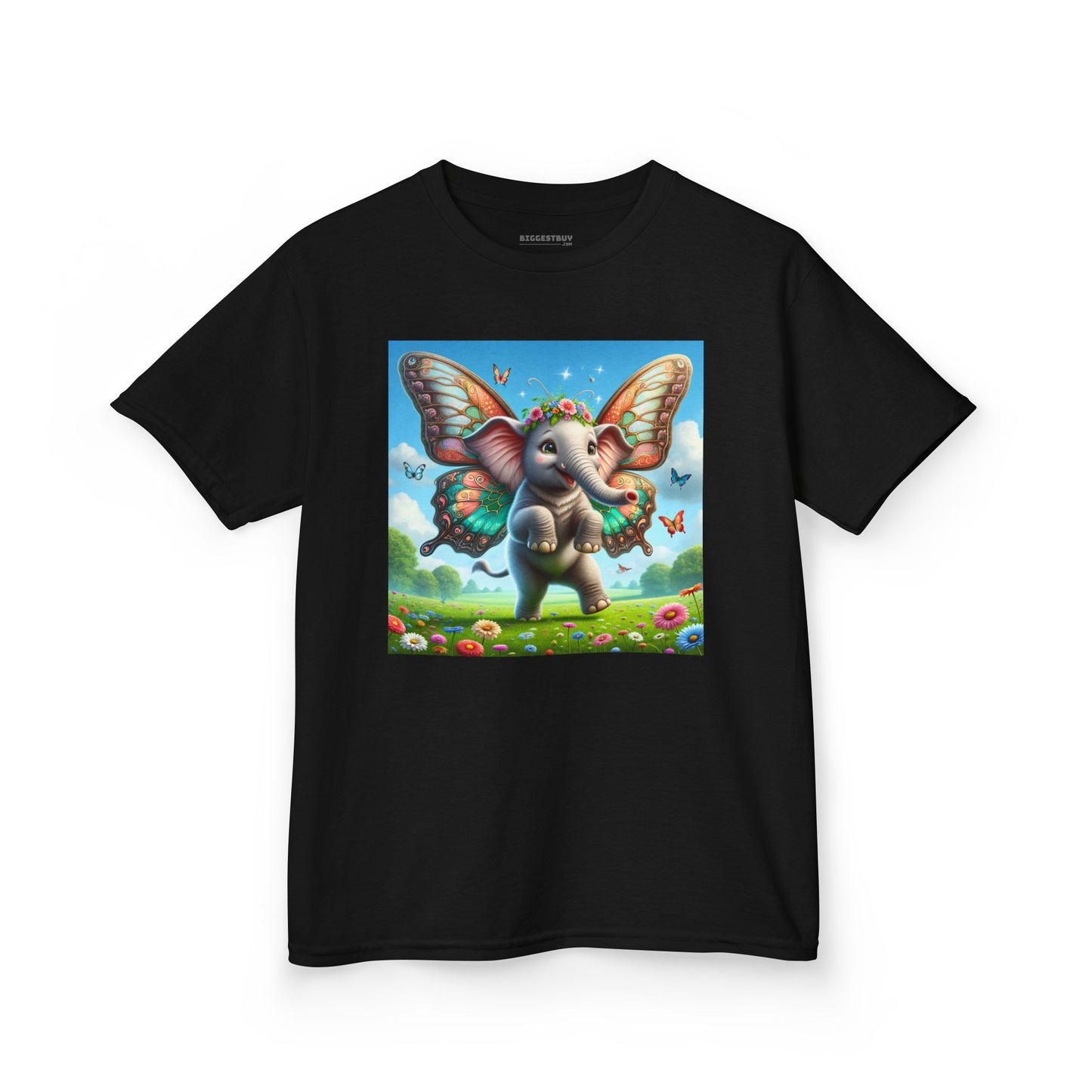 T-Shirt | Koszulka dziecięca | Ciężka bawełna | Baśniowa fauna | Airavata | Słonik