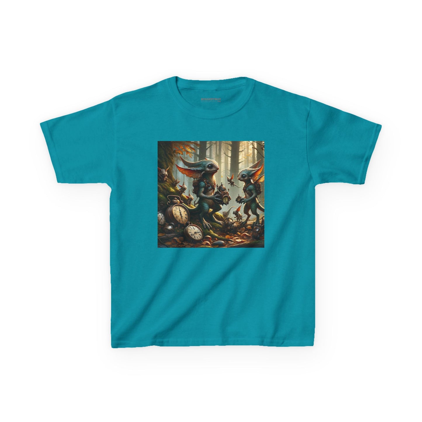 T-Shirt | Koszulka dziecięca | Ciężka bawełna | Steampunk Fantasy | Leśne Pooka