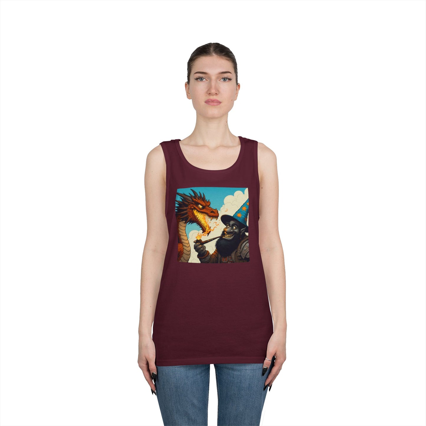 Linne | Unisex | Kraftig bomull | Drakeld fantasy | Trollformagi