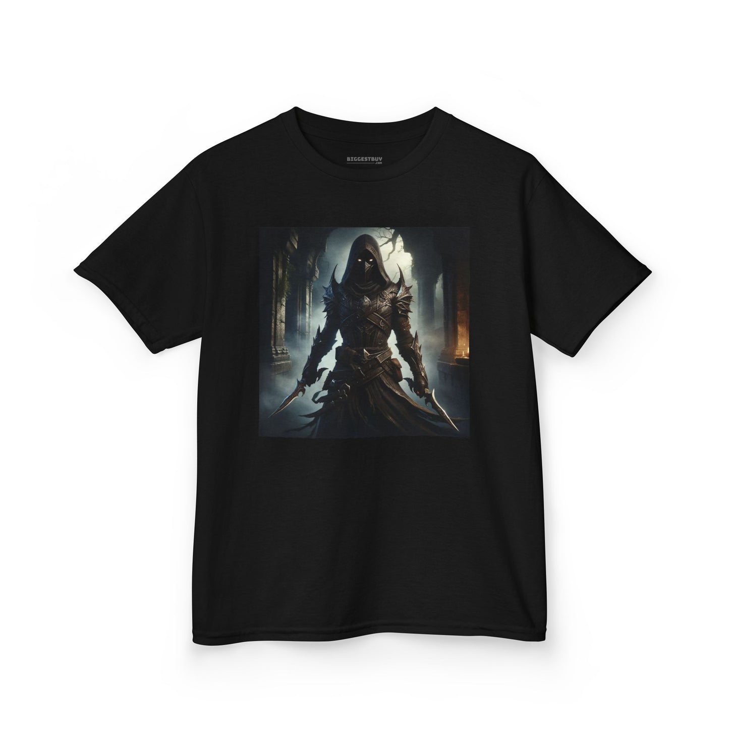 เสื้อยืด | เสื้อยืดเด็ก | ผ้าฝ้ายเนื้อหนา | จอมนักฆ่าเงามืด | นักล่าวิญญาณ