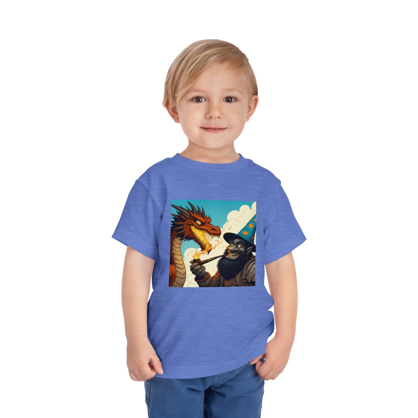 T-Shirt | Toddler Tee | Short Sleeve | High Fantasy | Dragon Duel | Goblin