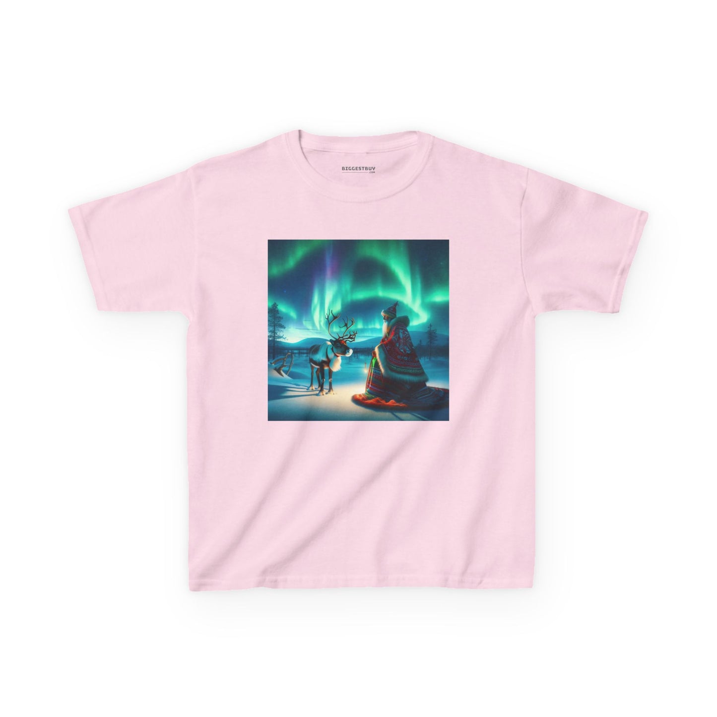 Camiseta | Camiseta Infantil | Algodão Pesado | Misticismo Nórdico | Xamã Sami