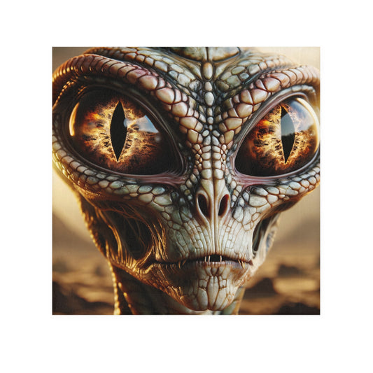 Asciugamano | Asciugamano per il viso | Alieno Rettiloide | Fantascienza | Extraterrestre