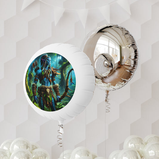 Balloon | Helium | Mylar | Tribal Fantasy | Wood Elf Warrior