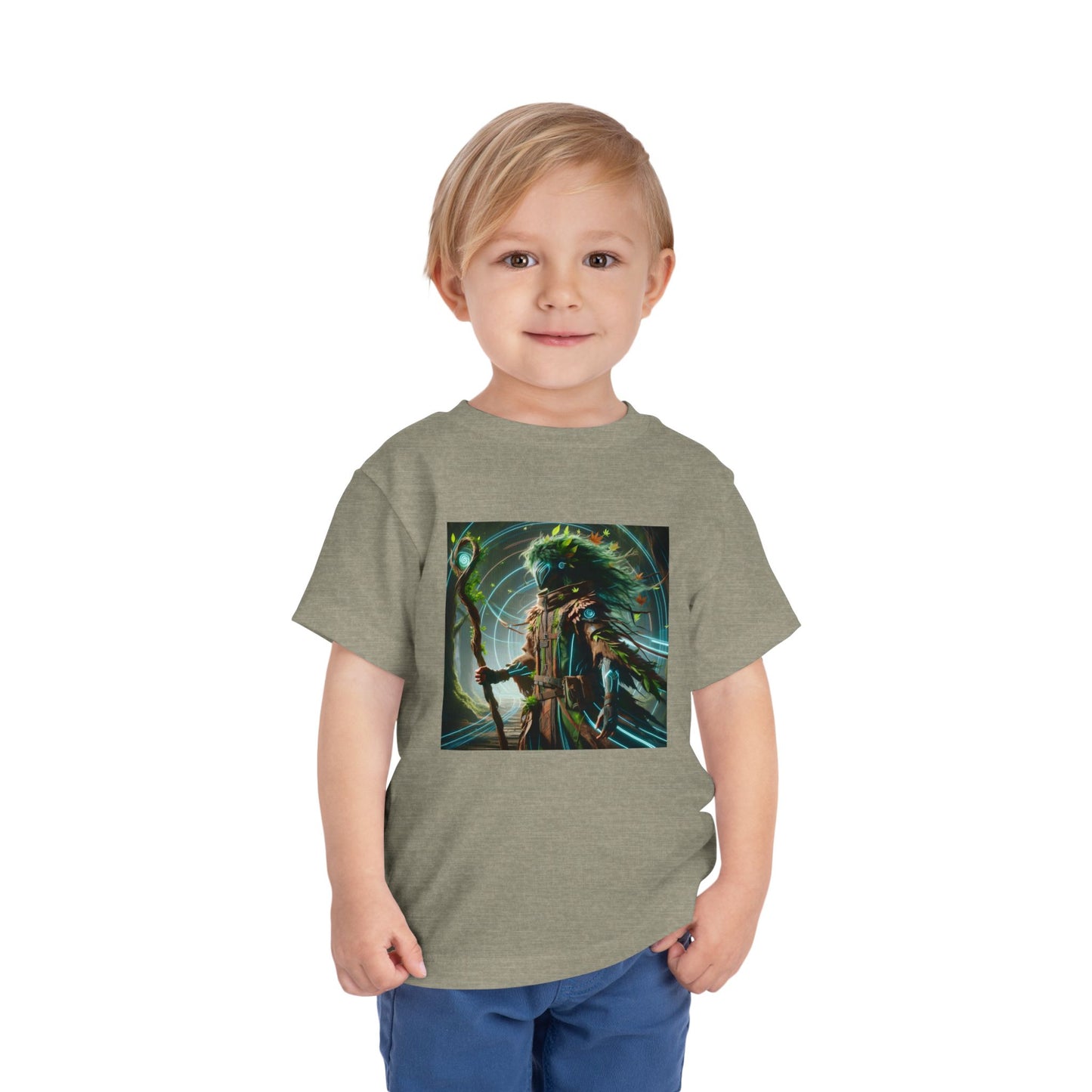 T-Shirt | Toddler Tee | Short Sleeve | Eco Fantasy | Forest Spirit Shaman