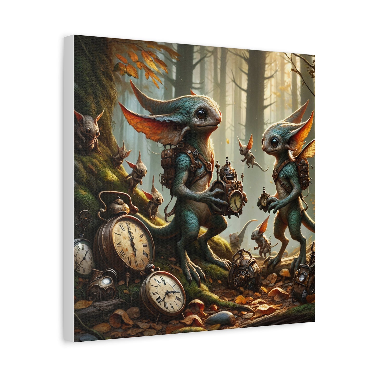 Canvas | Mat | Steampunk Feeën | Boswachters