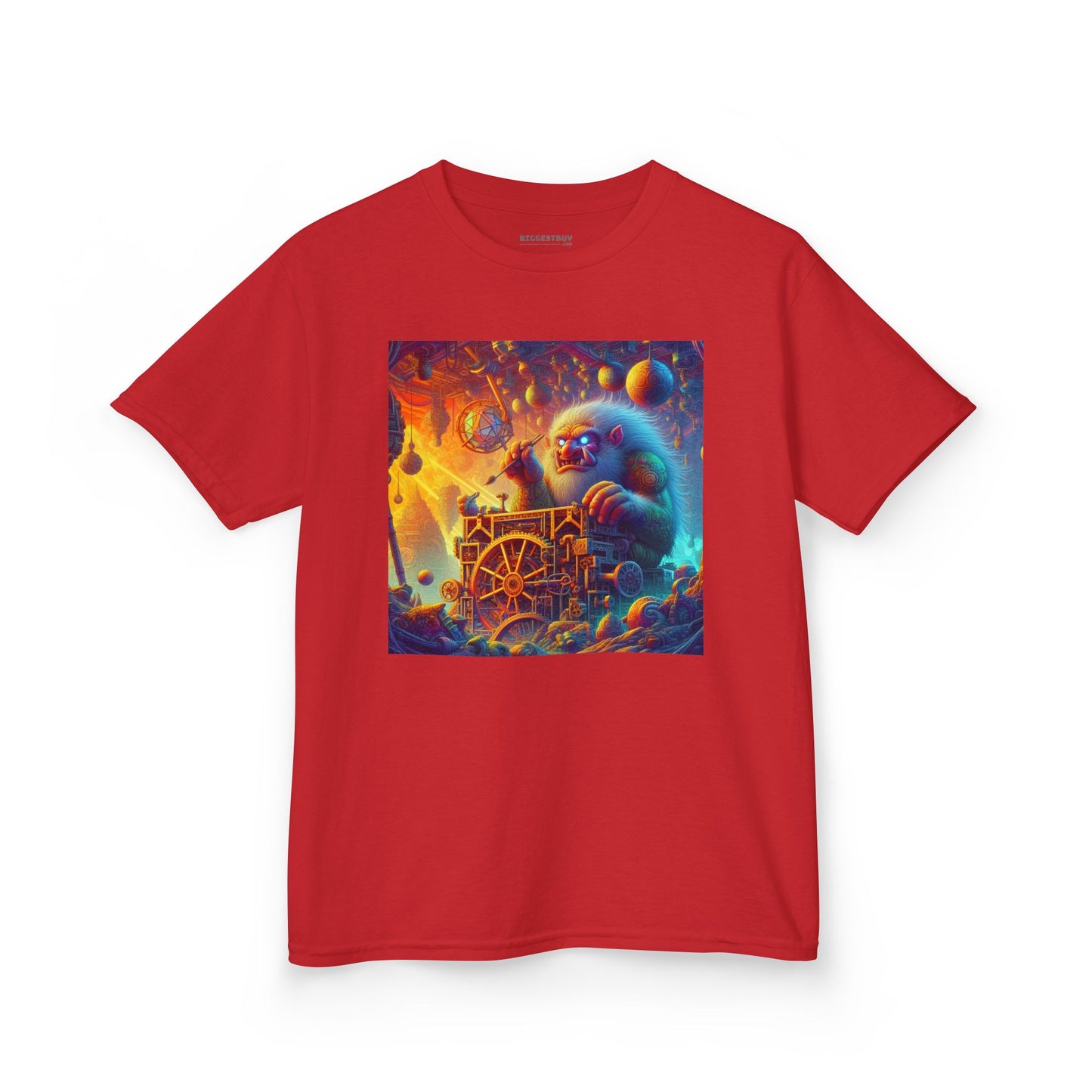 T-Shirt | Koszulka dziecięca | Ciężka bawełna | Mitologia Arktyczna | Mechanik Lodu