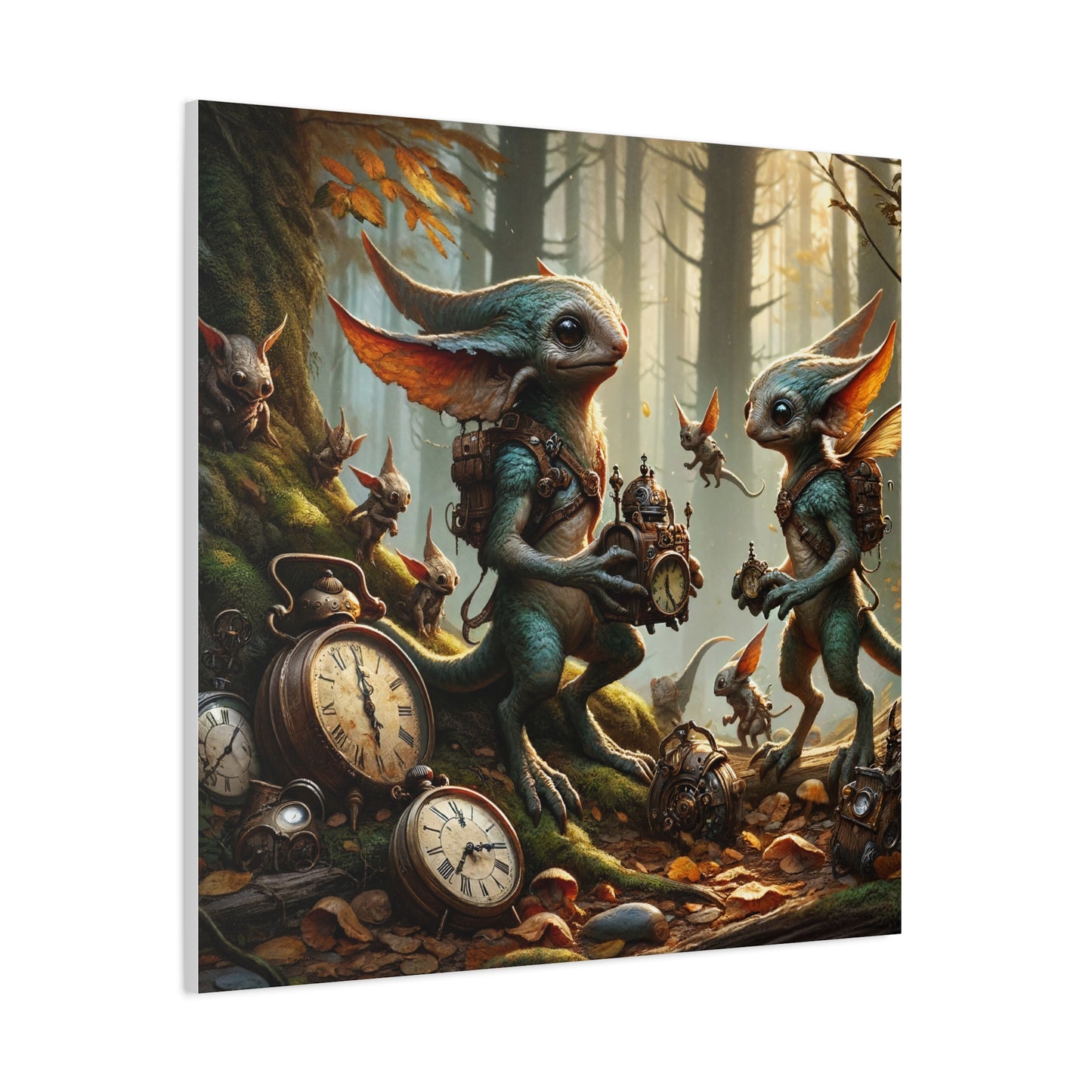 Canvas | Mat | Steampunk Feeën | Boswachters