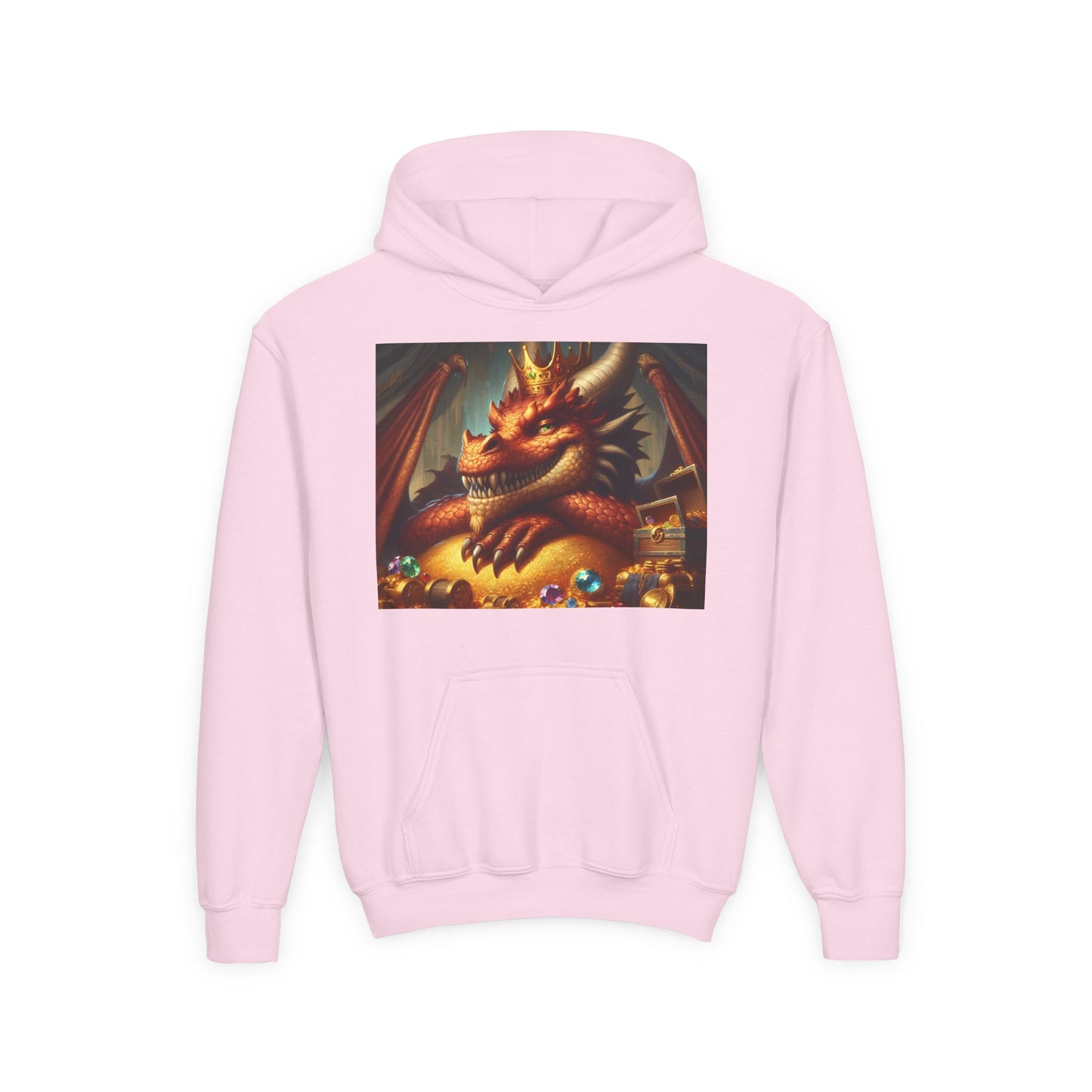 Bluza dresowa | Młodzieżowa | Z kapturem | Gruba mieszanka | Nordycka Mitologia | Fafnir | Smok