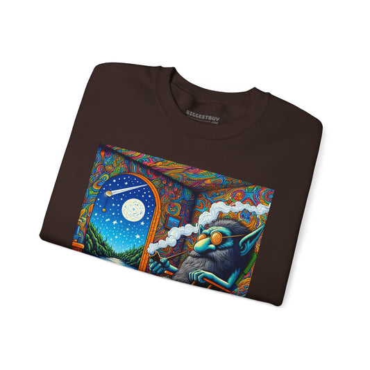 Genser | Unisex | Rund hals | Kraftig blanding | Psykedelisk kunst | Kosmisk drøm
