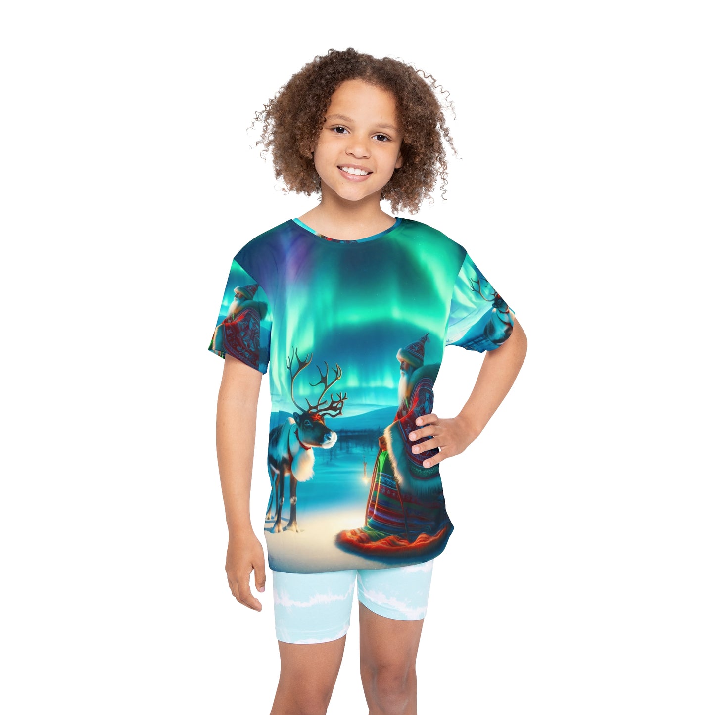 Maglia sportiva | Bambini | Misticismo Artico | Sciamano Sami