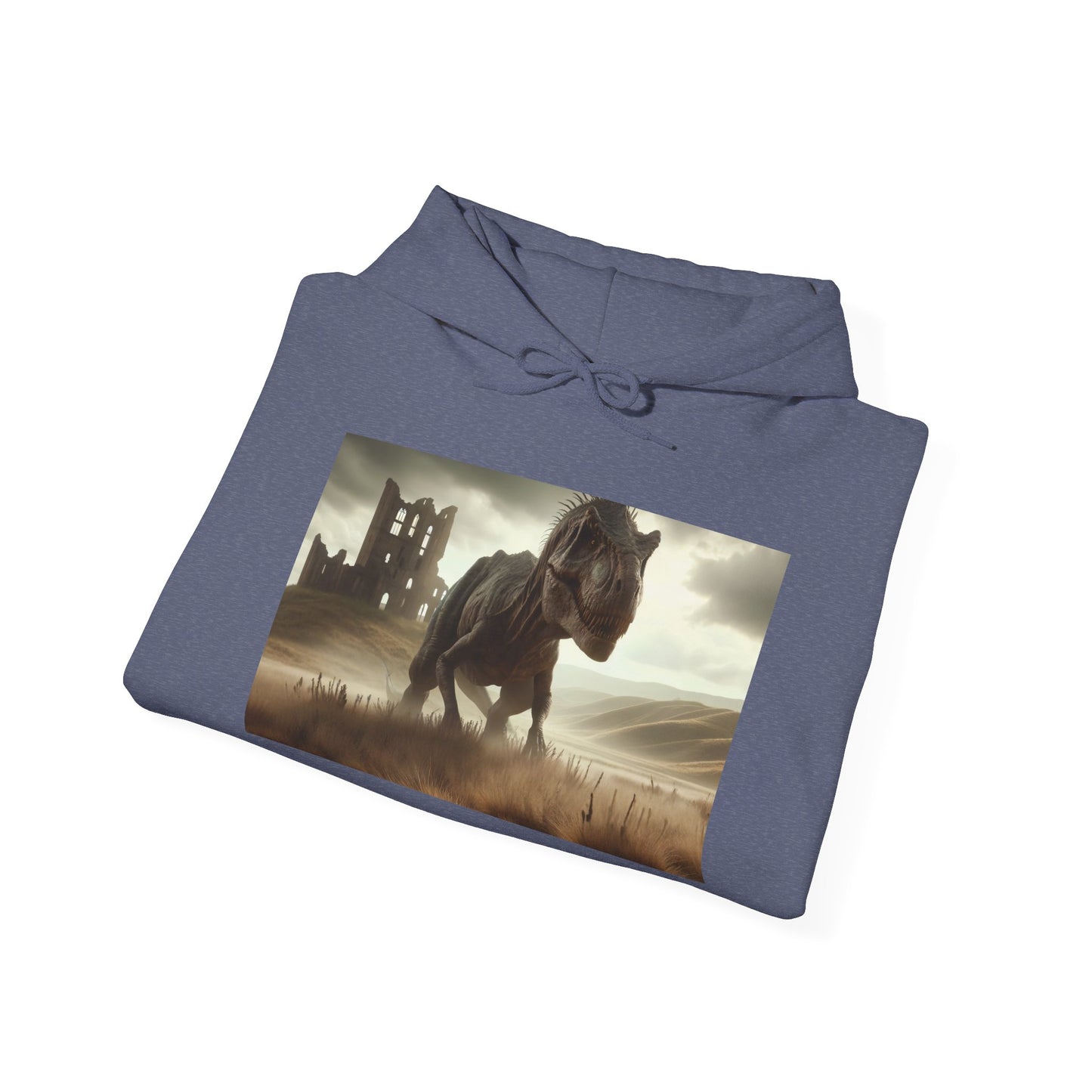 Felpa con cappuccio | Unisex | Felpa con cappuccio | Misto pesante | Paleofinzione | Dinosauri Preistorici | T-Rex