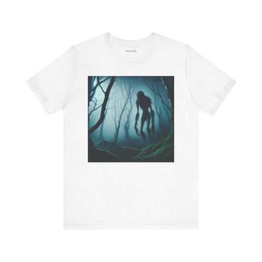 T-skjorte | Unisex | Jersey-T-skjorte | Kort erme | Skogskrekk | Wendigo | Skyggevesen