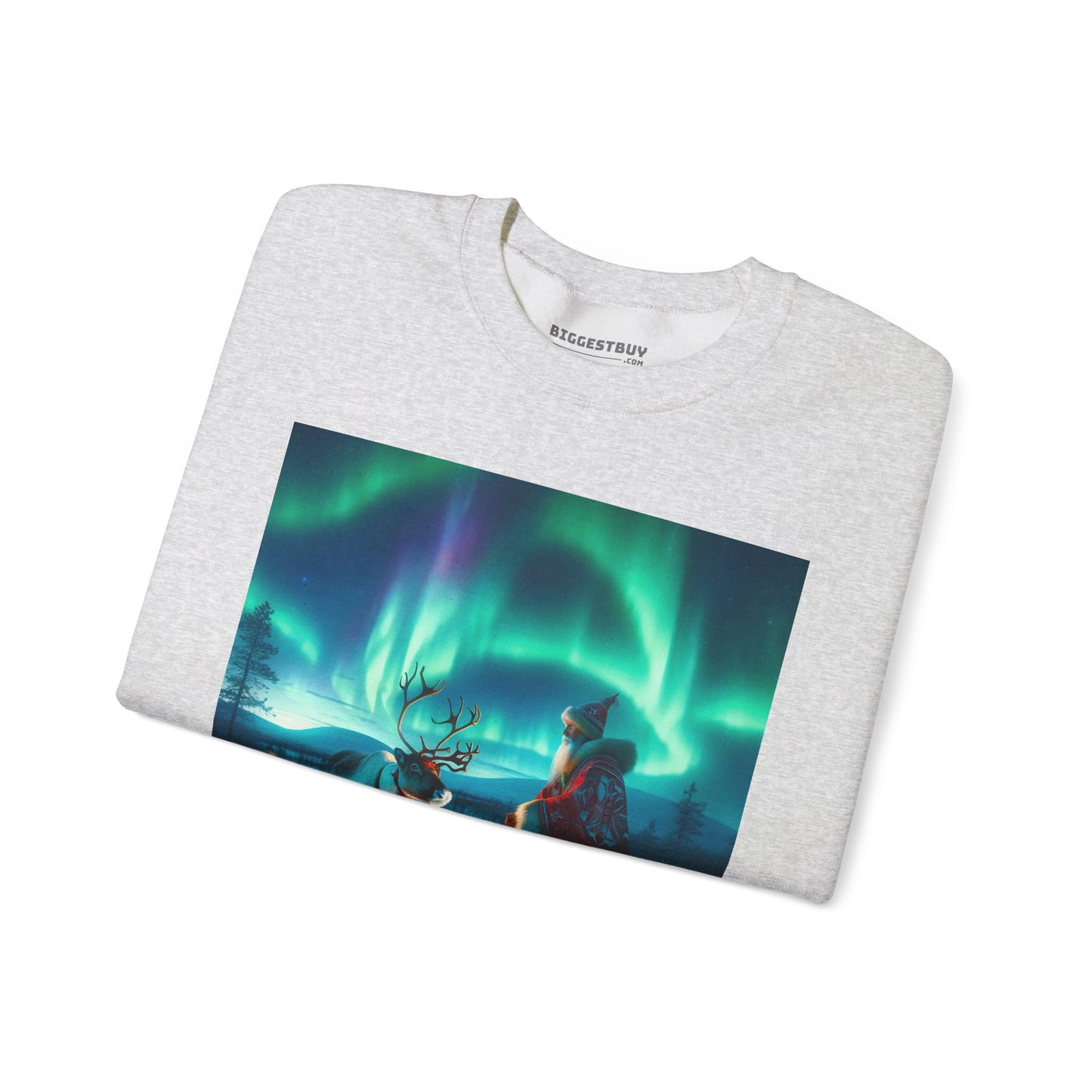 Bluza dresowa | Unisex | Okrągły dekolt | Gruba mieszanka | Szamanizm Polarny | Wizja Saamów