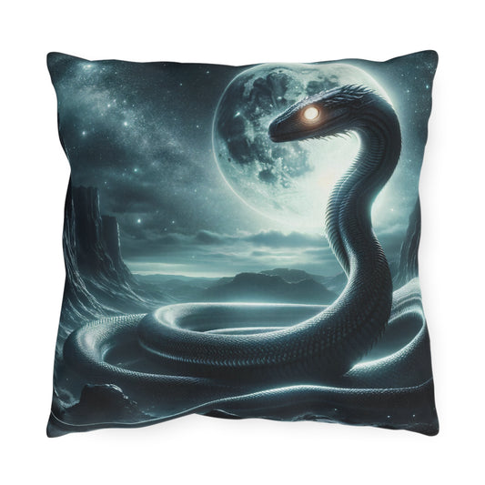 Kussen | Buitenkussen | Noorse Mythologie | Jörmungandr | Zeeslang