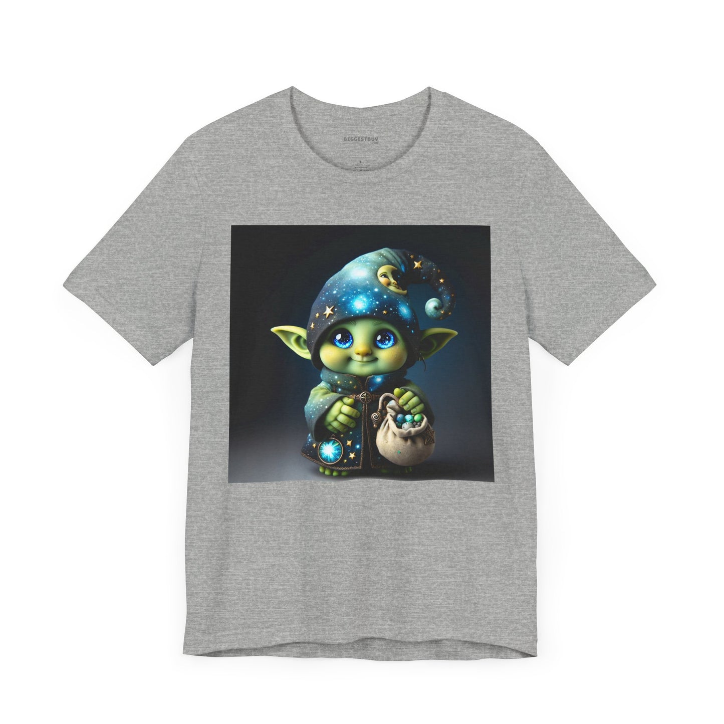 T-skjorte | Unisex | Jersey-T-skjorte | Kort erme | Fantasi | Skogsalv | Trollmann