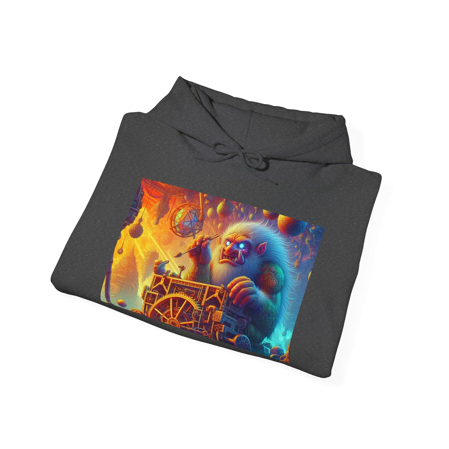 Bluza z kapturem | Unisex | Bluza dresowa z kapturem | Gruba mieszanka | Mitologia Arktyczna | Mechanik Lodu