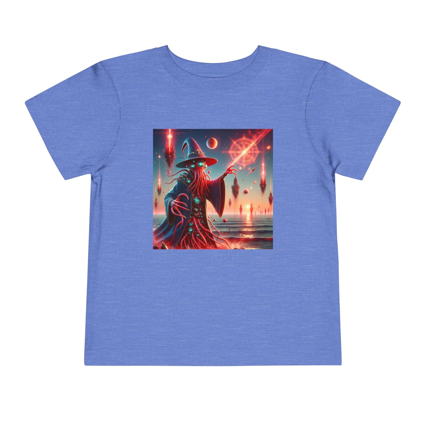 Camiseta | Camiseta para niños pequeños | Manga corta | Horror Cósmico | Mago Lovecraftiano