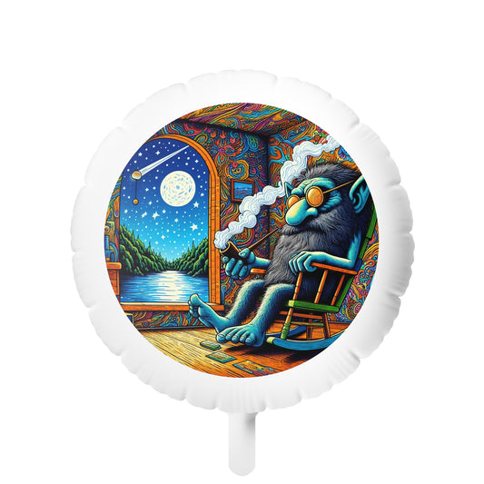 Ballon | Helium | Mylar | Psychedelische Kunst | Traumreise | Wolf