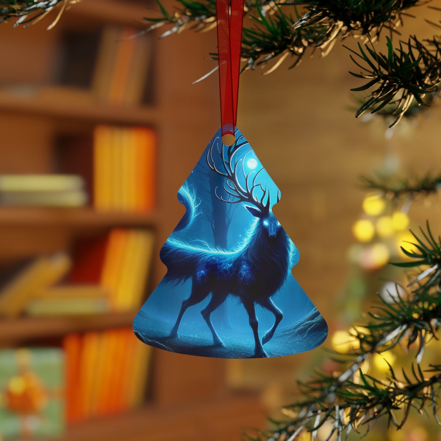 زخرفة | معدن | الغزال الأسطوري | أزرق روح