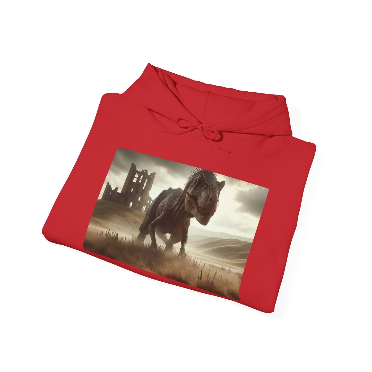 Felpa con cappuccio | Unisex | Felpa con cappuccio | Misto pesante | Paleofinzione | Dinosauri Preistorici | T-Rex
