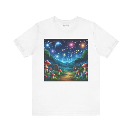 T-skjorte | Unisex | Jersey-T-skjorte | Kort erme | Magisk realisme | Kosmisk eventyr