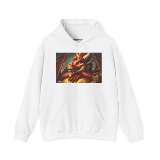 Sweat à capuche | Unisexe | Sweat-shirt à capuche | Mélange épais | Mythologie nordique | Fafnir | Dragon