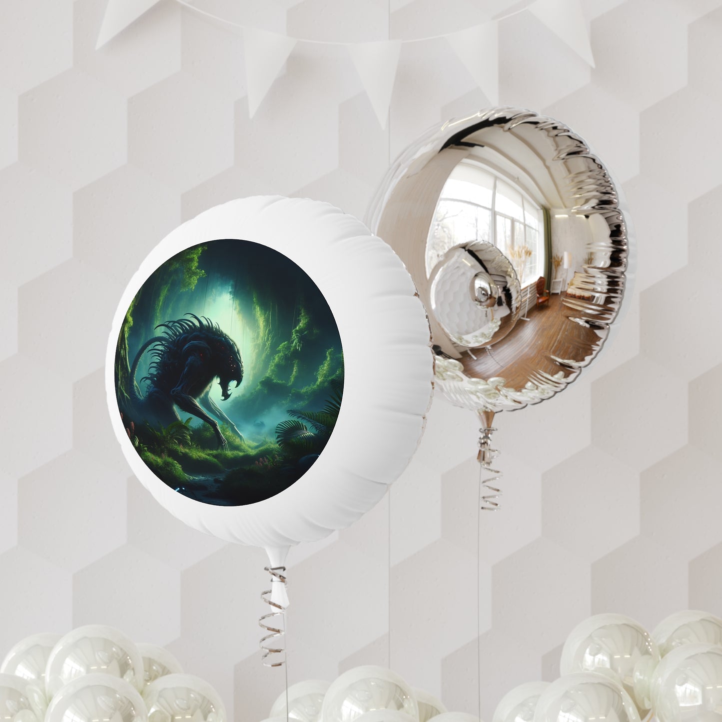 بالون | هيليوم | مايلر | خيال علمي بيئي | مخلوق غامض