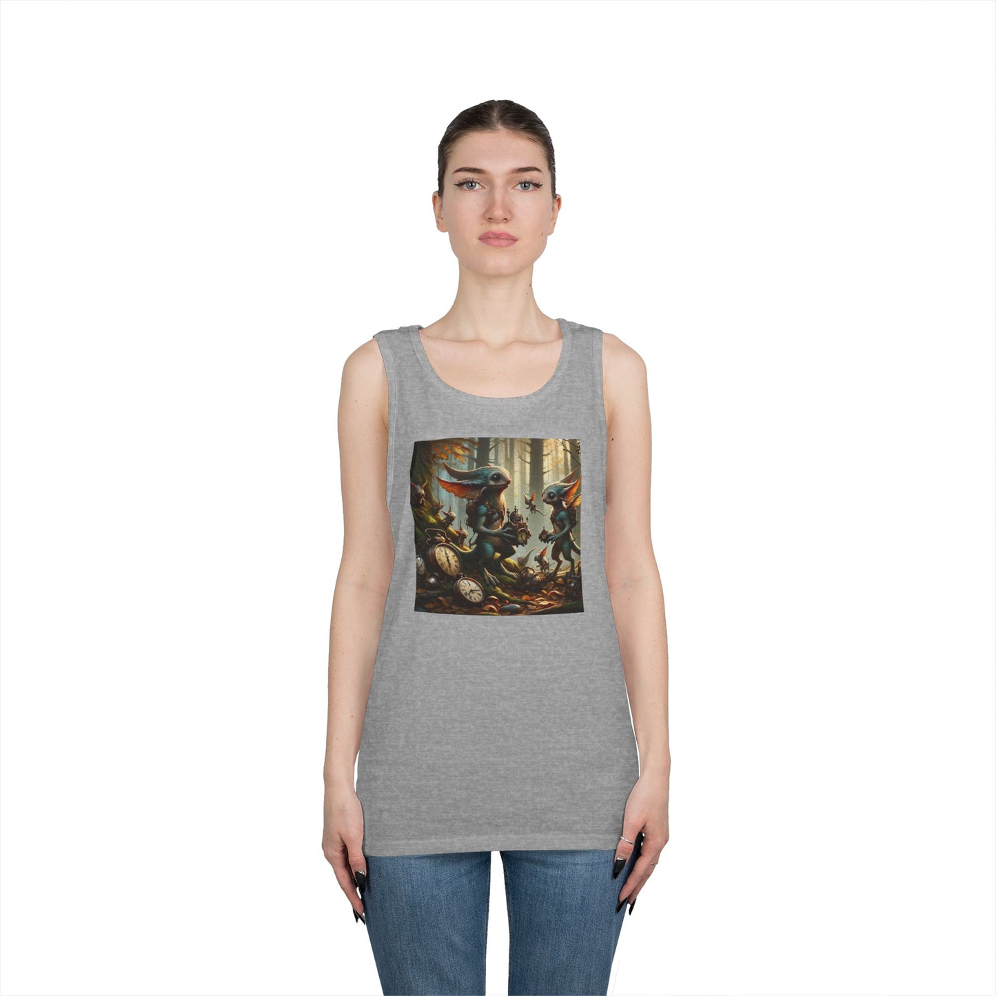 เสื้อกล้าม | ยูนิเซ็กส์ | ผ้าฝ้ายเนื้อหนา | ตำนานเวทย์เชิงกลไก | ผู้พิทักษ์เวลา