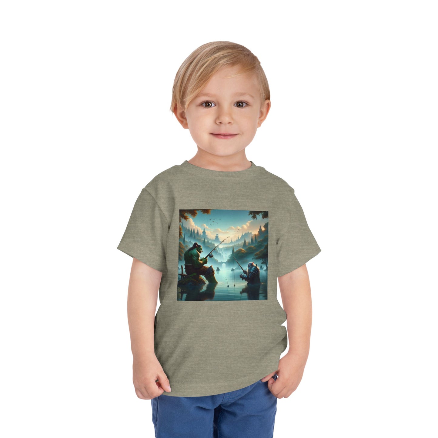 T-shirt | Peuter T-shirt | Korte mouw | Heldensage | Interraciale Vriendschap