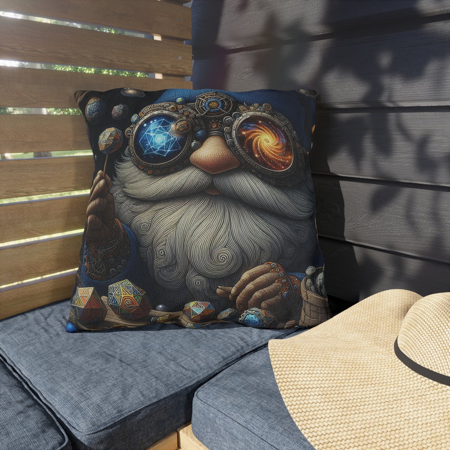 وسادة | وسادة خارجية | خيال ستيمبانك | ساحر قزم