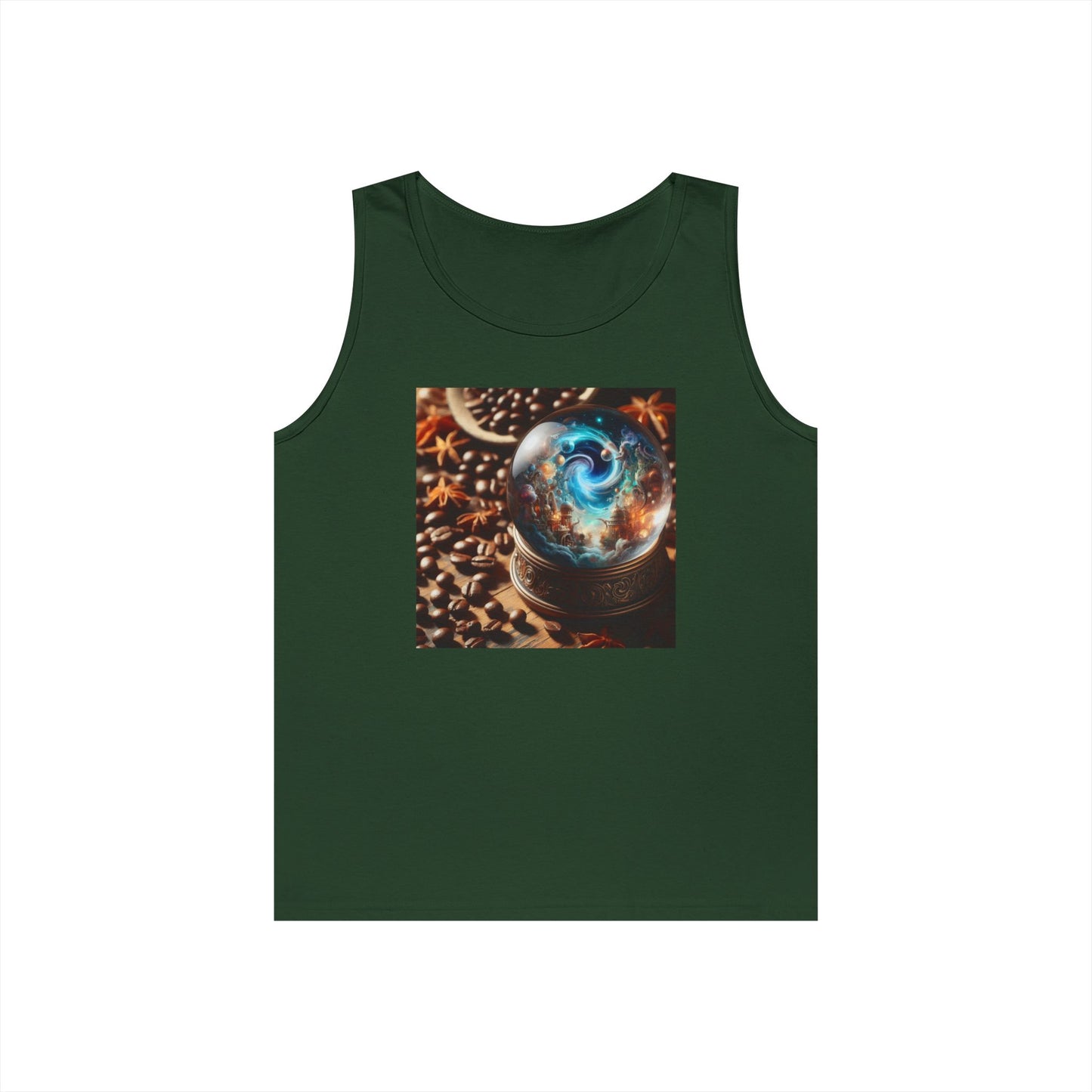 Tanktop | Unisex | Schwere Baumwolle | Kosmische Mythologie | Schneekugel