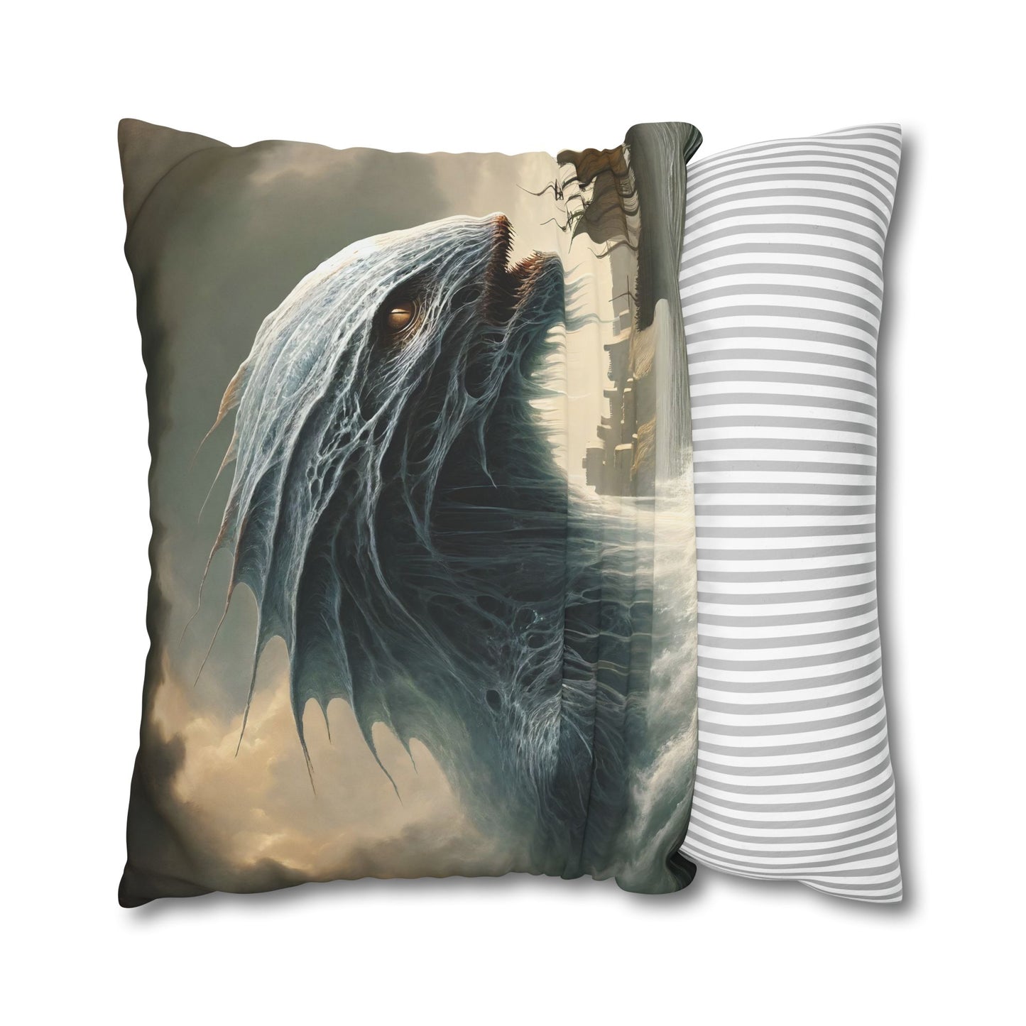 Federe | Quadrato | Tela di poliestere | Mitologia Nordica | Jörmungandr | Serpente Marino