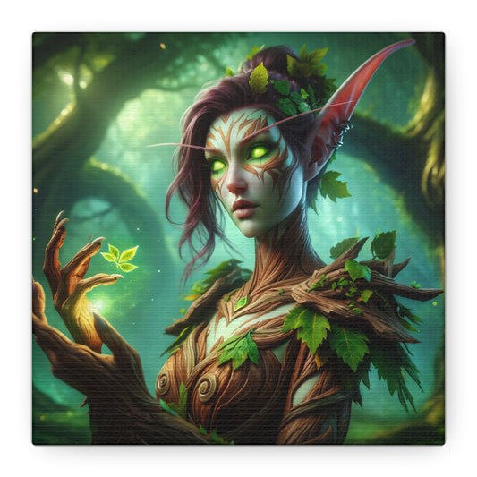Kanvas | Mat | Orman Mitolojisi | Dryad | Doğa Ruhu