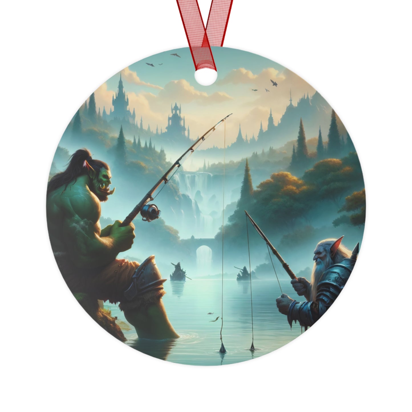 Ornament | Metal | Fantasy międzyrasowe | Orc i krasnolud