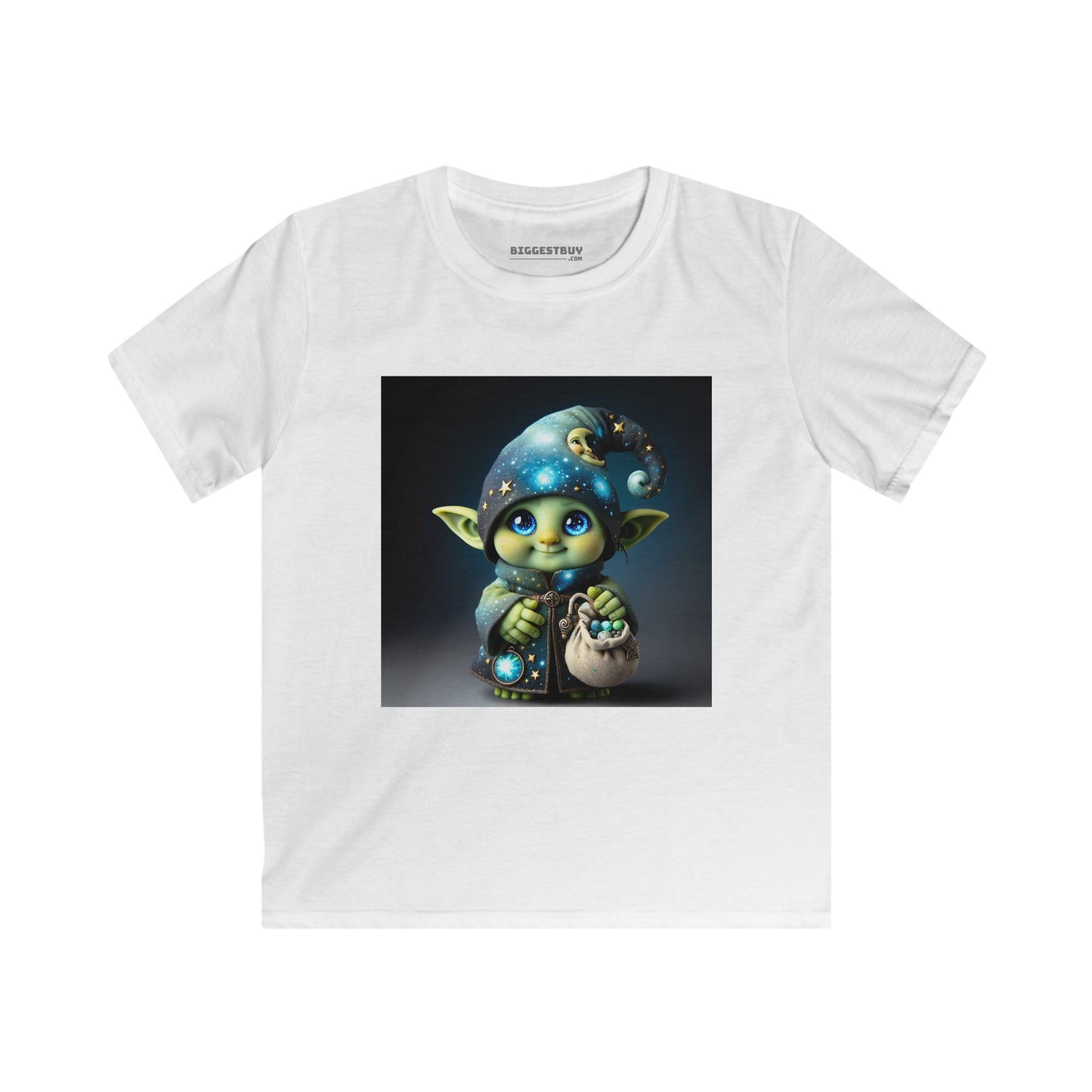 T-skjorte | Barne-T-skjorte | Softstyle | Fantasi | Skogsalv | Trollmann