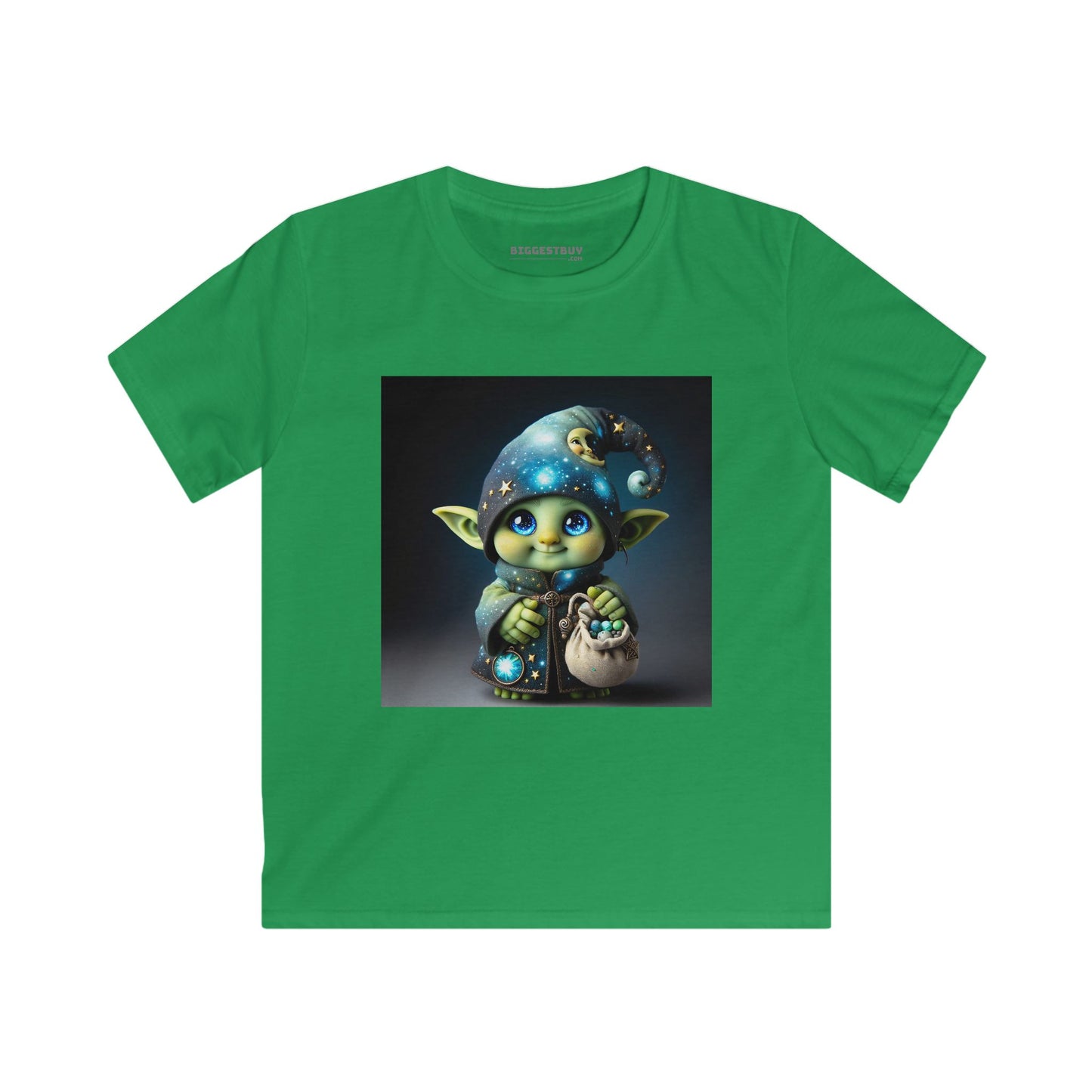 T-skjorte | Barne-T-skjorte | Softstyle | Fantasi | Skogsalv | Trollmann