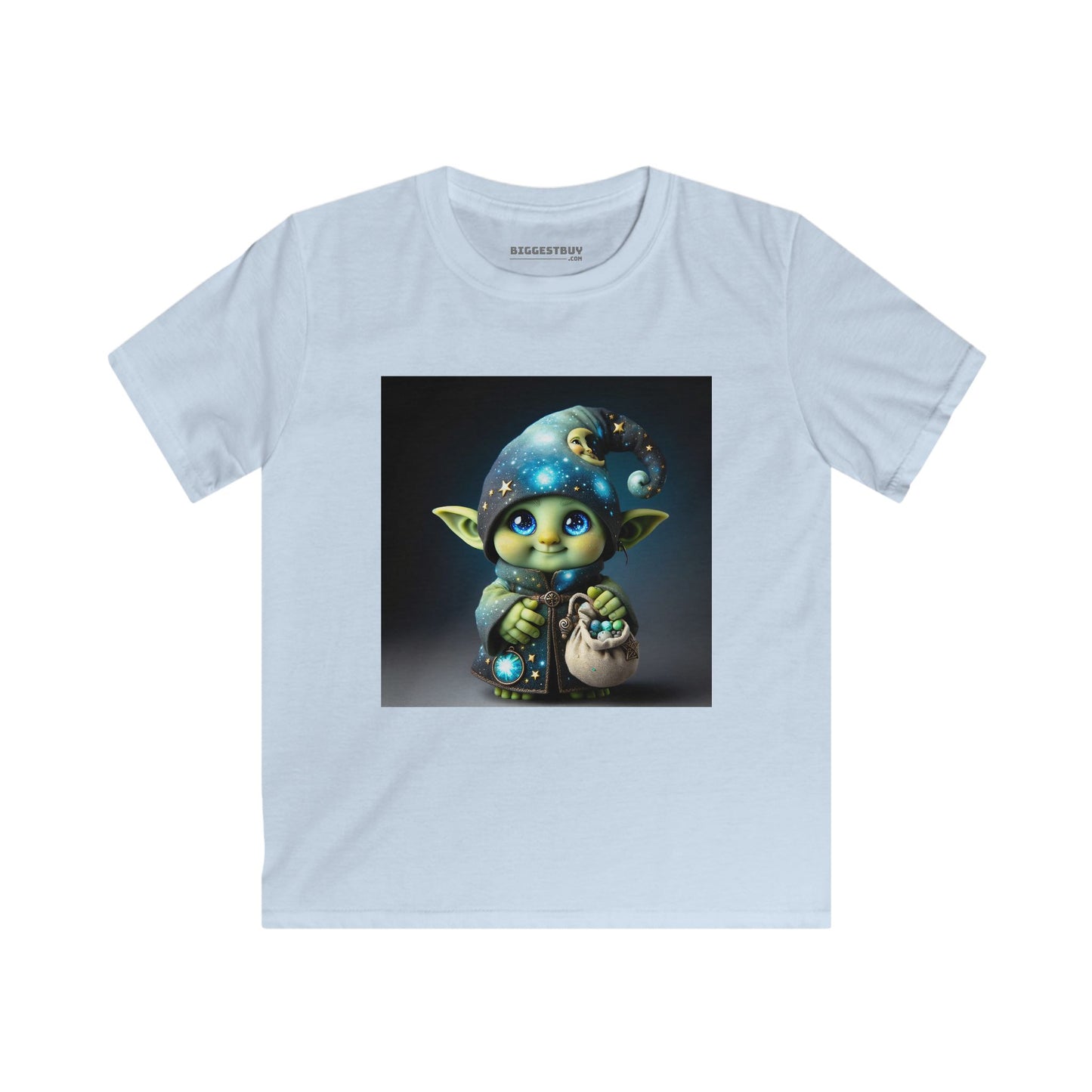 T-skjorte | Barne-T-skjorte | Softstyle | Fantasi | Skogsalv | Trollmann