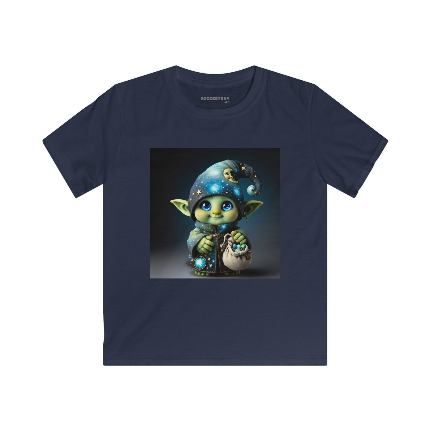 T-skjorte | Barne-T-skjorte | Softstyle | Fantasi | Skogsalv | Trollmann