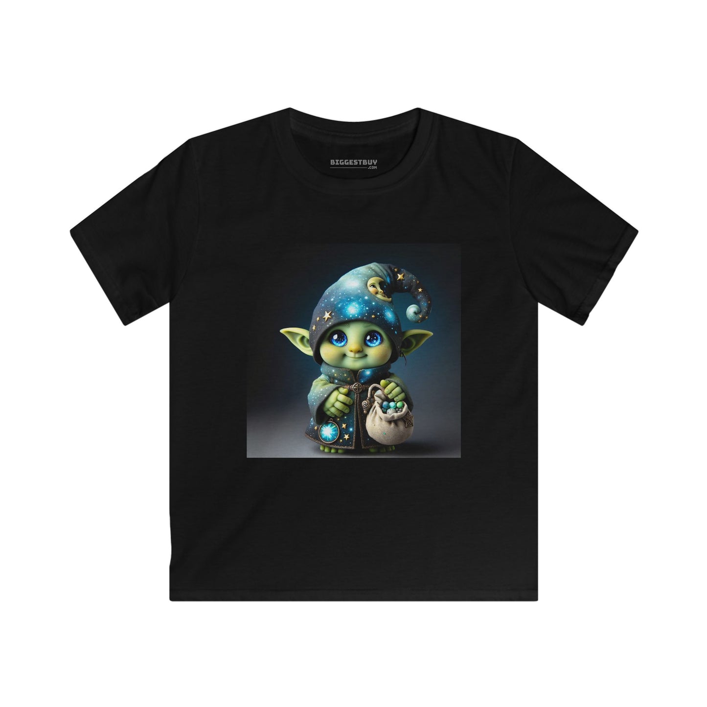 T-skjorte | Barne-T-skjorte | Softstyle | Fantasi | Skogsalv | Trollmann