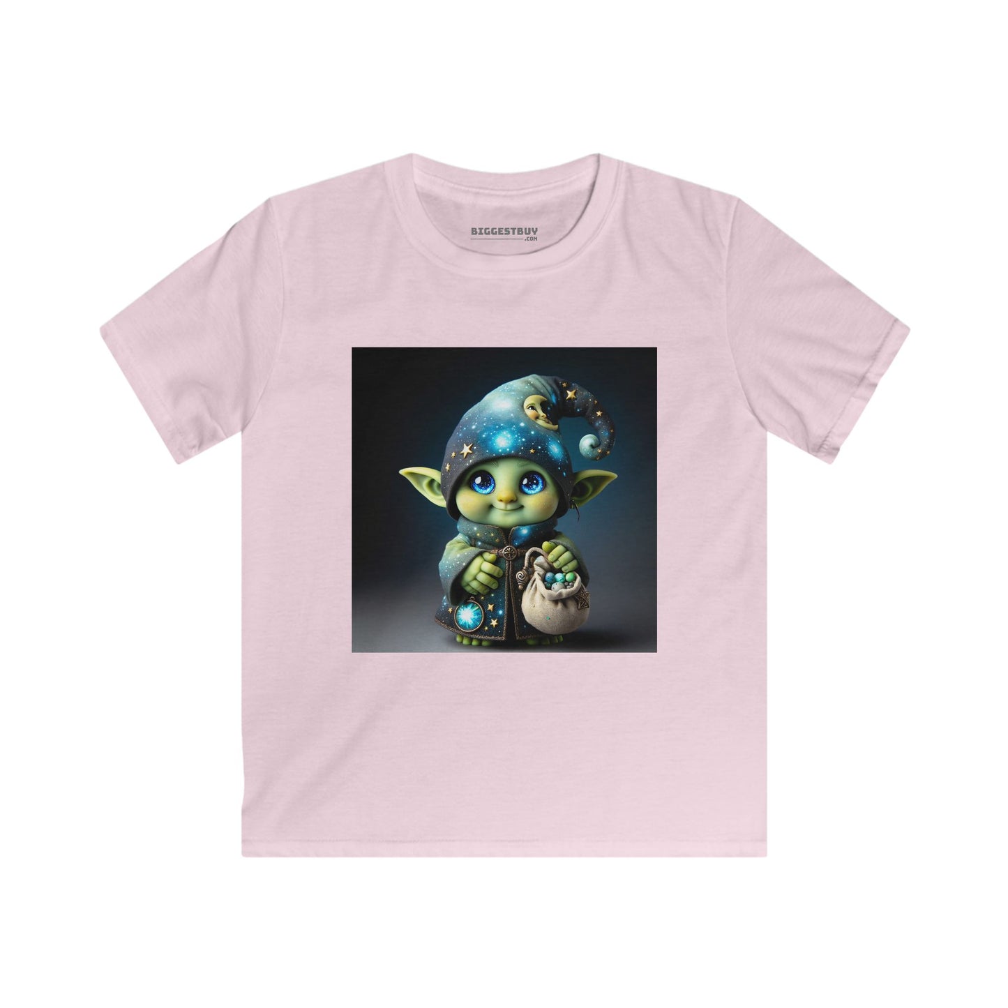 T-skjorte | Barne-T-skjorte | Softstyle | Fantasi | Skogsalv | Trollmann