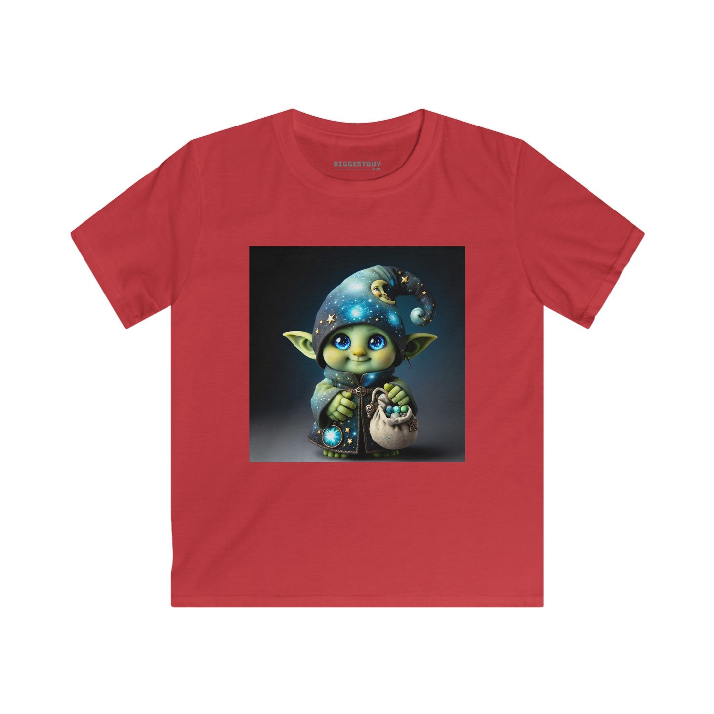 T-skjorte | Barne-T-skjorte | Softstyle | Fantasi | Skogsalv | Trollmann