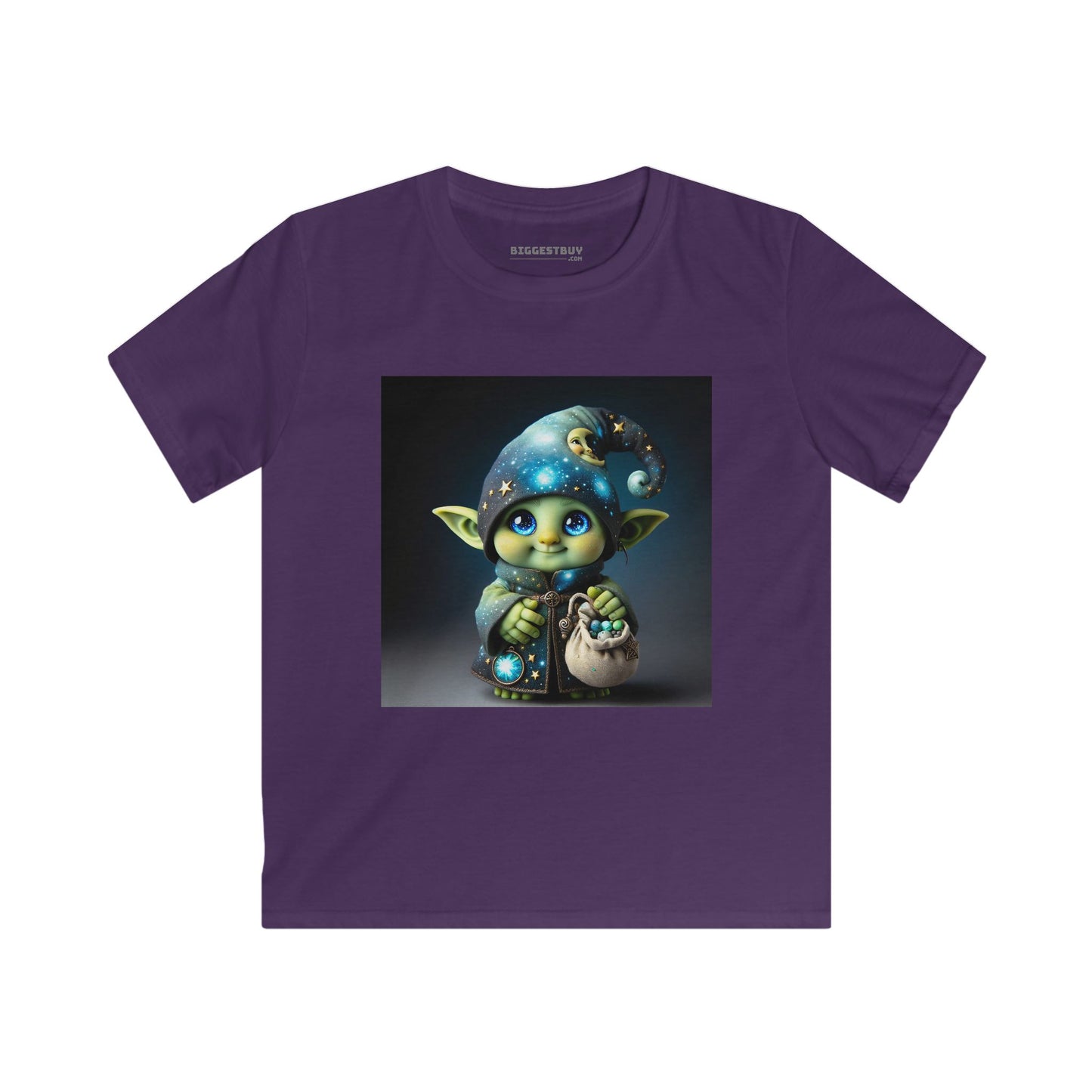 T-skjorte | Barne-T-skjorte | Softstyle | Fantasi | Skogsalv | Trollmann