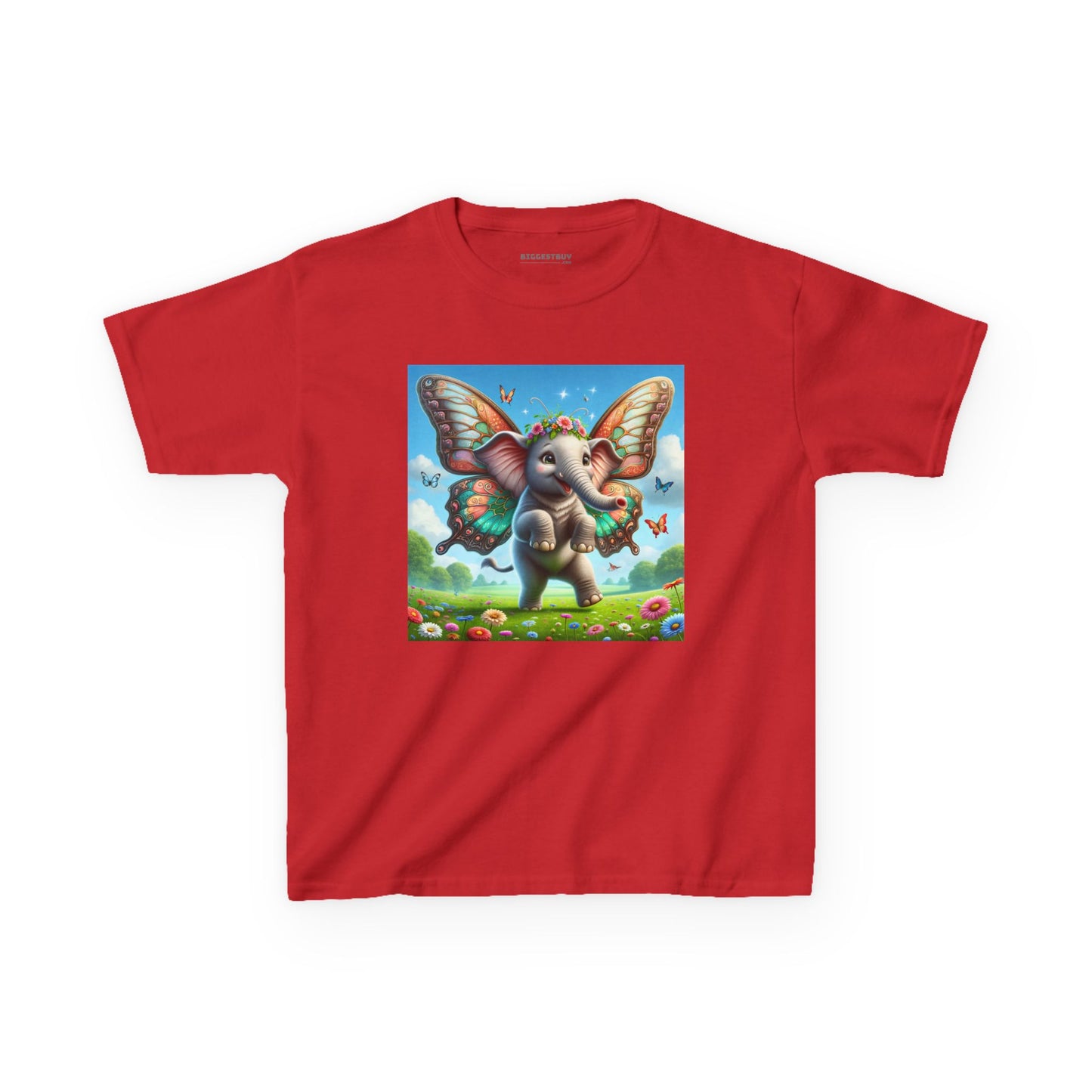 T-Shirt | Koszulka dziecięca | Ciężka bawełna | Baśniowa fauna | Airavata | Słonik